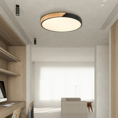 Wood Frame LED Ceiling Light