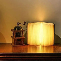Foldable Wooden Book Lamp