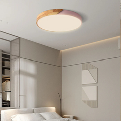 Wood Frame LED Ceiling Light