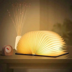 Foldable Wooden Book Lamp