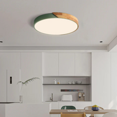 Wood Frame LED Ceiling Light