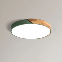 Wood Frame LED Ceiling Light