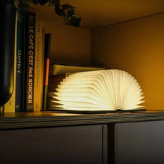 Foldable Wooden Book Lamp