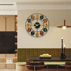 Retro Iron Wall Clock