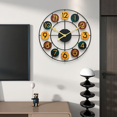 Retro Iron Wall Clock