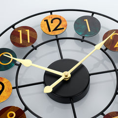Retro Iron Wall Clock