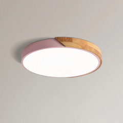 Wood Frame LED Ceiling Light