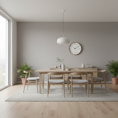 Nordic Wooden Wall Clock