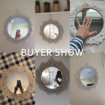 Macrame Wall Mirror