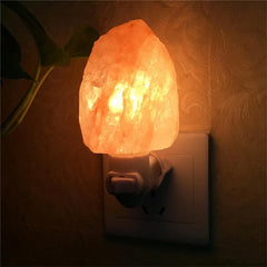 Himalayan Salt Lamp with LED Night Light