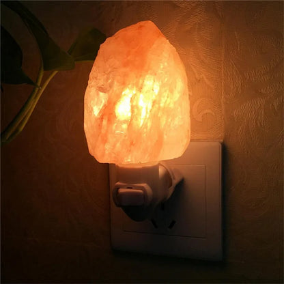 Himalayan Salt Lamp with LED Night Light