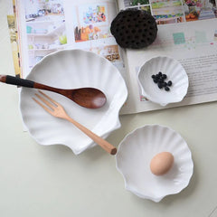 Shell Shape Ceramic Tray