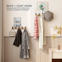 5-Hook Wall Coat Rack