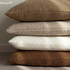 Boucle Throw Pillow Cover 18x18