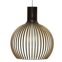 Wooden Birdcage Pendant Light