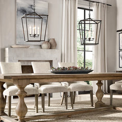 Retro Gold Pendant Chandelier