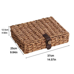 Wicker Basket Leather Strap