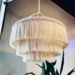 Macrame Tassel Lamp Shade