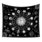 Star and Moon Embroidered Tapestry
