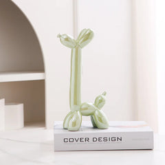 Balloon Dog Ceramic Sculpture