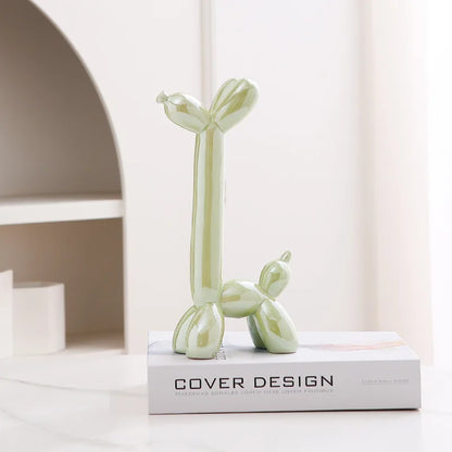 Balloon Dog Ceramic Sculpture