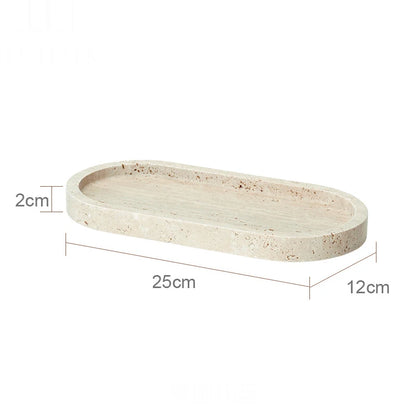 Travertine Marble Vanity Tray