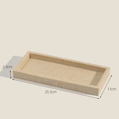 Travertine Bathroom Tray Set