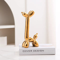Balloon Dog Ceramic Sculpture