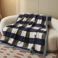 Chunky Chenille Knit Throw Blanket