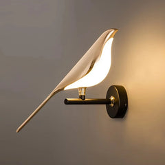 Magpie Bird Wall Sconce