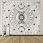 Star and Moon Embroidered Tapestry