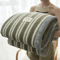 Chunky Chenille Knit Throw Blanket