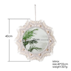 Macrame Wall Mirror