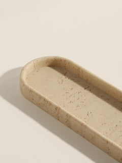 Travertine Bathroom Tray Set