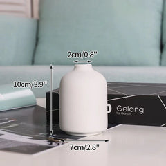 Nordic White Ceramic Flower Vase