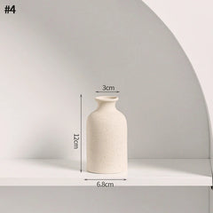 Nordic White Ceramic Flower Vase