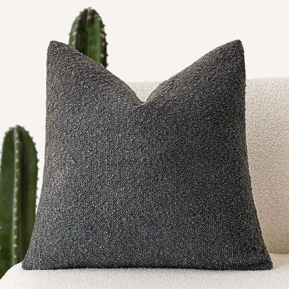 Boucle Throw Pillow Cover 18x18