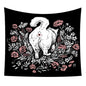 Star and Moon Embroidered Tapestry