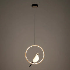 Magpie Bird Pendant Light