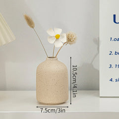 Nordic White Ceramic Flower Vase