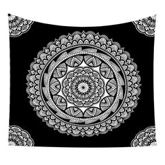 Star and Moon Embroidered Tapestry