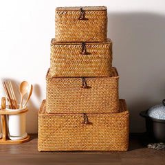 Seagrass Woven Storage Box