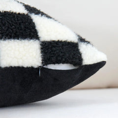 Plush Faux Fur Throw Pillow Cover
