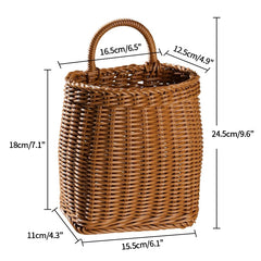 Handwoven Rattan Storage Basket