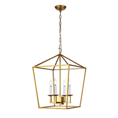 Retro Gold Pendant Chandelier