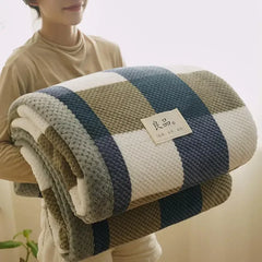 Chunky Chenille Knit Throw Blanket