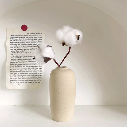 Nordic White Ceramic Flower Vase
