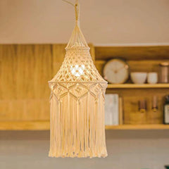 Macrame Tassel Lamp Shade