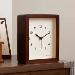Solid Wood Square Table Clock