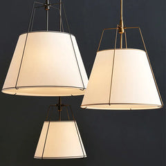 Minimalist Fabric Pendant Light
